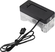 Water Cooling Meter Indicator, Alarm Digital High Temp Low RPM for Aluminum Alloy Acrylic, Real Time Monitoring with 12-24V Small 3 Pin Interface, 2.76 X 1.3 X 1.34in