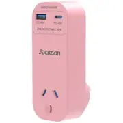 Jackson Rapid Charge USB-C PD45W Wall Adaptor Pink