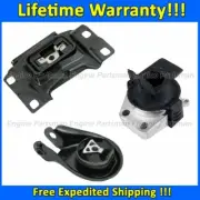 K2971 Motor& Transmission Mount Set For 2007-09 Mazda 3 Speed 2.3L Turbo MANUAL (for: Mazda)