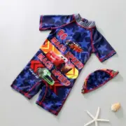 brand new SWIMWEAR Cars McQueen KIDS BOYS SWIM SUIT SWIMMING BATHERS FREE CAP