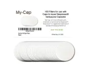 My-Cap 100 Filters for use with Caps to Reuse Capsules for Nespresso® VertuoLine