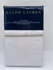 Ralph Lauren RL Palmer Percale White Twin Flat Sheet
