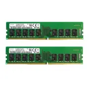Samsung 32GB ( 2X 16GB ) DDR4 2666MHz PC4-21300 ECC Unbuffered UDIMM Memory RAM