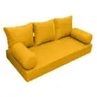 |SLIPCOVER ONLY|S3 Daybed Mattress Bolster Backrest Covers Knife Edge Crib AD108