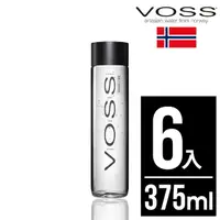 在飛比找momo購物網優惠-【VOSS 芙絲】挪威氣泡礦泉水(玻璃瓶裝375mlx6入)