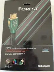 AudioQuest Forest HDMI Cable with Ethernet, Audio Return & 3D 3m