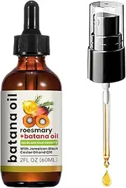 Rosemary Castor Oil for hair growth,Strengthen hair roots,and stops hair loss,Nourish scalp,Enriched with Vitamin E，Almond Oil and other plant essential oils for Scalp Treatment for All Hair Type
