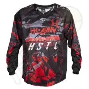 HK Army HSTL Line Jersey - Lava - Red / Black - Small **FREE SHIPPING**
