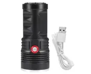 Super Bright Flashlight 7 Modes Waterproof LED Rechargeable Handheld Flashlight for Dog Walking Maintenance