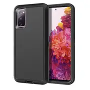 Samsung Galaxy S20 FE Case Drop Resistant Defender Tradies Heavy Duty Rugged Shockproof Tough Cover (Black)