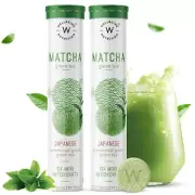 Wellbeing Nutrition Japanese Ceremonial Matcha Green Tea Energy & Focus Pack of2