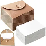 50 Pcs Blank Cards and Envelopes Set, Love Envelope,Cute Mini Envelope for Wedding Invitations Christmas Valentine's Day (50 pcs)