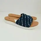 Kassidy Platform Slide Sandals Shade & Shore Navy Blue Women's 7 OpenToe Slip On