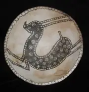 10th Century Persian Pottery Replication of a Flying Gazelle