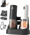 Electric Salt and Pepper Grinder Set Automatic Salt and Pepper Grinder Set with