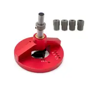 Multifunctional 35MM Cup Hinge Punch Locator Jig Hole Drill Guide + Forstner