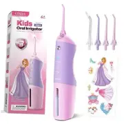 Kids Water Dental Flosser Deep Cleaning Picks Portable 4 Modes for Ages 6+