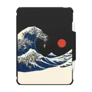 iPad Pro 11-inch (M4) Impact Folio Case The Great Wave of Pugs