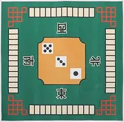 Abaodam Mahjong Mat Table Cover Board Game Mat Mahjong Table Mat for Poker Mahjong Accessories - Non-Slip Noise Reduction - Poker Card Games Board Games Tile Game