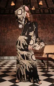 [Johanna Ortiz] Primera Vez Silk Maxi Dress