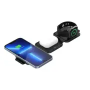 Unitek Travel MagCharge 3-in-1 Foldable Wireless Charger Station, Max 15W