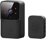 Wireless Doorbell Camera with Smart Home 1080P HD Video with Infrared Night Vision, Easy Installation and Remote Access via APP(ML1T-Black)