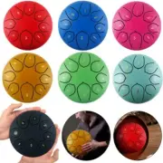 6 inch Steel Tongue Drum Set Mini Hand Pan Drums ith Drumstick Carrying Bag