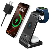 2025 Foldable 3 in 1 Wireless Charger, Multi-Device Fast Charging Station for