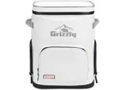 Grizzly Coolers 4408113 New Drifter 24-Can Backpack Whiteout