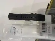 Casio Original Watchband AMW-S850 Tough Solar Black Resin Strap W/Spring Bars