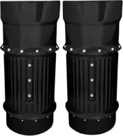 Covingtons Fork Bellows Dimpled Black #C1114-B Harley Davidson