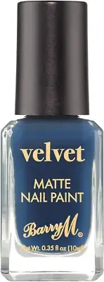 Barry M Matte Velvet Nail Paint 10 ml, No. 12 Silent Cove, 10 ml, F-VNP12