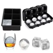4/6/8Grid Ice Ball Maker Silicone Ice Cube Mold Tray DIY Freeze Ice Maker Kitche