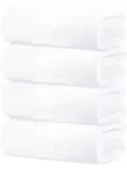 Tens Towels Pack of 4 Extra Large Bath Towels 30 x 60 Inches 100% Cotton Larg...