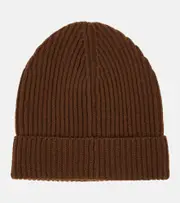 [Dolce & Gabbana] Dolce & Gabbana Wool and cashmere beanie One Size brown