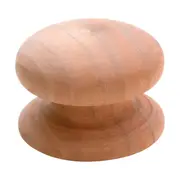 KSC2 Cupboard Knob Mushroom Wooden Screw Mahogany D40xP34mm