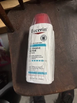 3 Pk Eucerin Very Dry, Flaky Skin Intensive Repair Lotion 8.4fl.oz./250ml New