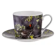 Ashdene Australian Wrens Cup and Saucer Set Wattle Dance