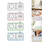 Digital Clock Temperature Display Timer Clock for Kitchen Bedside Office