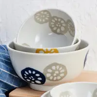 在飛比找ETMall東森購物網優惠-日本進口美濃燒釉下彩藕片日式輕量陶瓷碗盤碟餐具飯碗菜盤茶杯