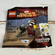 LEGO 5002145 Marvel Super Heroes Rocket Raccoon Polybag Guardians of the Galaxy