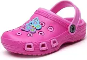 [Vorgelen] Garden Shoes Unisex Children's Clogs Mules Girls Breathable Slippers Sandals Boys Bathing Shoes Hollow Mules Non-Slip Summer Slippers