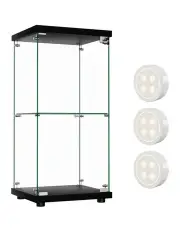 [Stacked] Tempered Glass Display Cabinet 3x 4mm in Clear