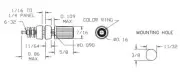 TE Connectivity / Elcon Brand 296-0040-01100 Conn Housing RCP 4 POS 18.41mm C...