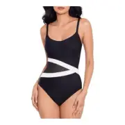 Miraclesuit Swim Spectra Lyra One-Piece Swimsuit size XL