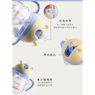 【STAR BABY】迪士尼 維尼熊 雙柄學習水壺(310ML)