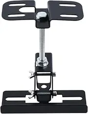 Generic Speaker Wall Mounted Accessory 45 Degree Tilt Adjustment Black Speaker Bracket for Study Room Indoor Office Sound Speakers