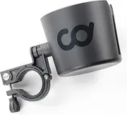 CyclingDeal Cup Mug Water Bottle Holder Bracket Mount Tray - for Indoor Exercise Bikes with Round Bars ONLY - for Peloton & Peloton Bike+, NordicTrack - Install at Centre or Side - Fully Adjustable