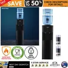 Water Cooler Heater Dispenser Stand Hot Cold Taps With 22L Bottle 2 Filters Blac