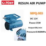 RESUN DC12V 68L/M Mini Portable Air Compressor Pump Permanent Magnet Fish Pond